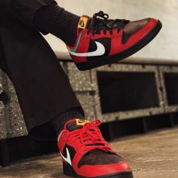 ✔️New✔️ NIKE Nike Dunk Low Biker Tattoos